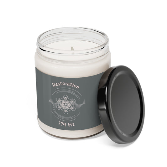 174 Hz Restoration (W1) Scented Soy Candle, 9oz