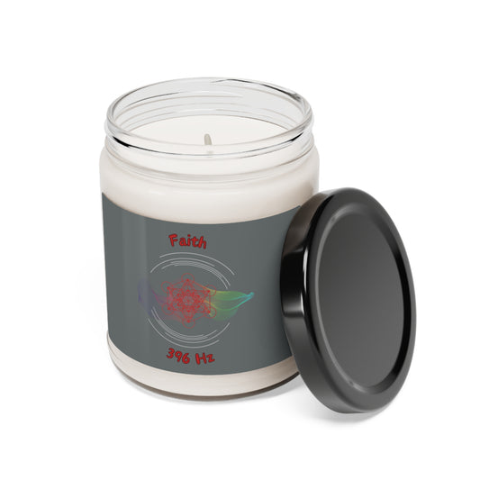 396 Hz Faith (W1) Scented Soy Candle, 9oz