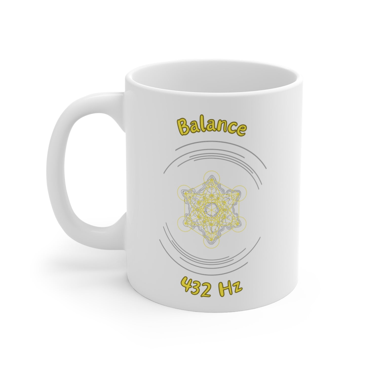 432 Hz Balance (C1) Mug  (Original Series - Crystal)