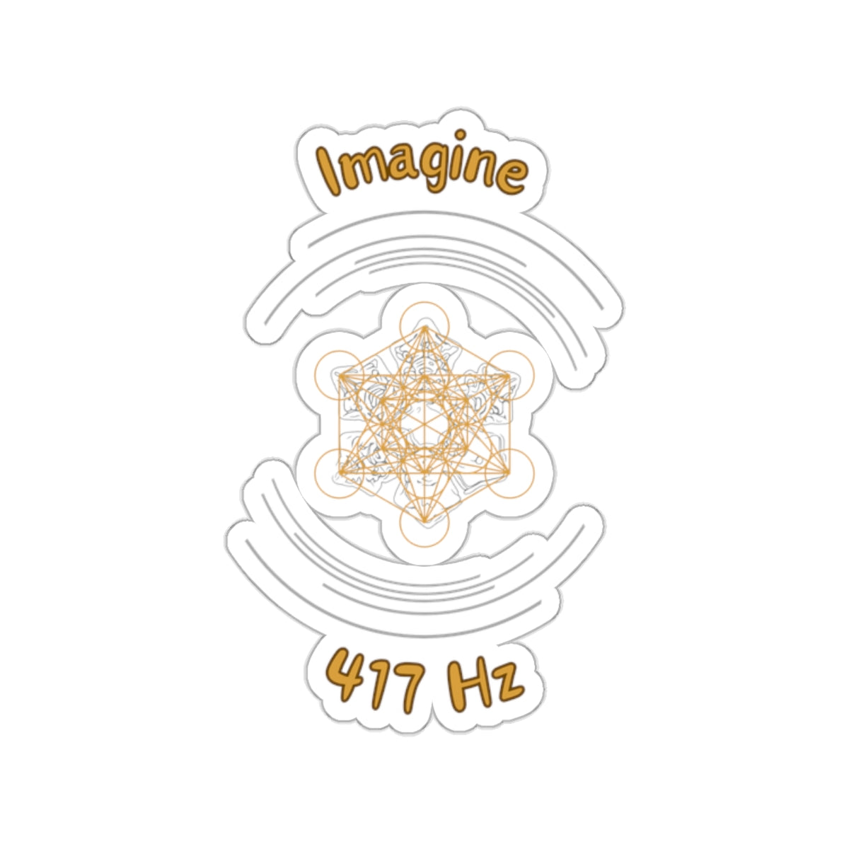 417 Hz Imagine (C1) Stickers (Original Series - Crystal)