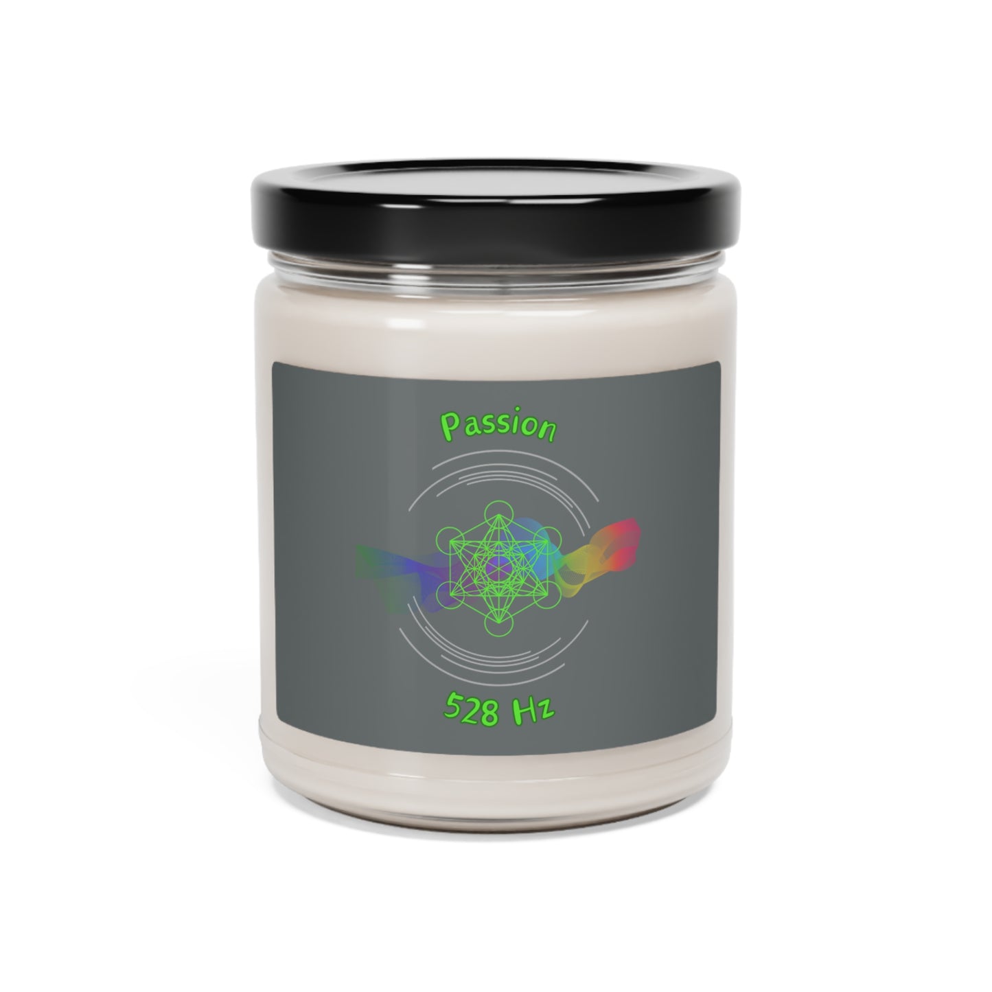 528 Hz Passion (W1) Scented Soy Candle, 9oz