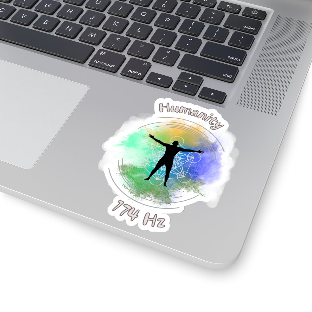 174 Hz Humanity (O2) Stickers