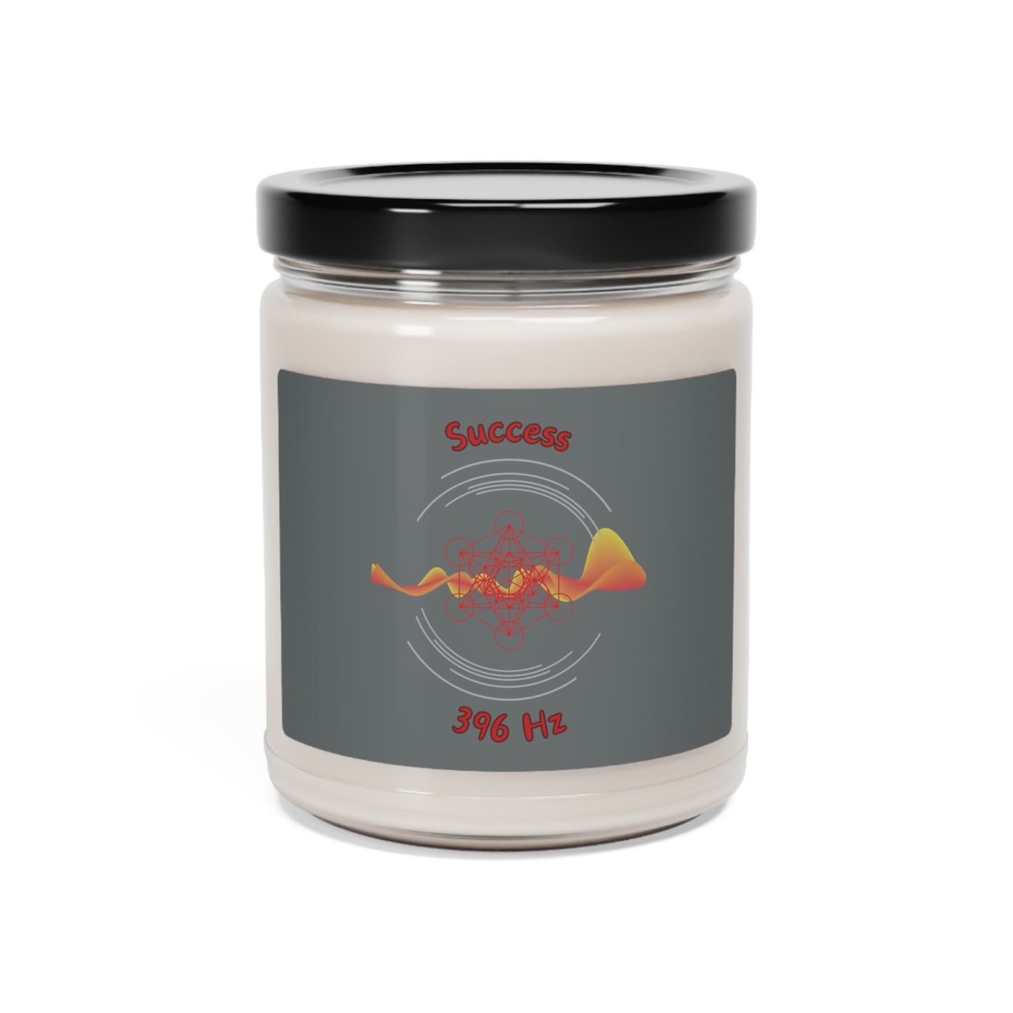 396 Hz Success (W1) Scented Soy Candle, 9oz