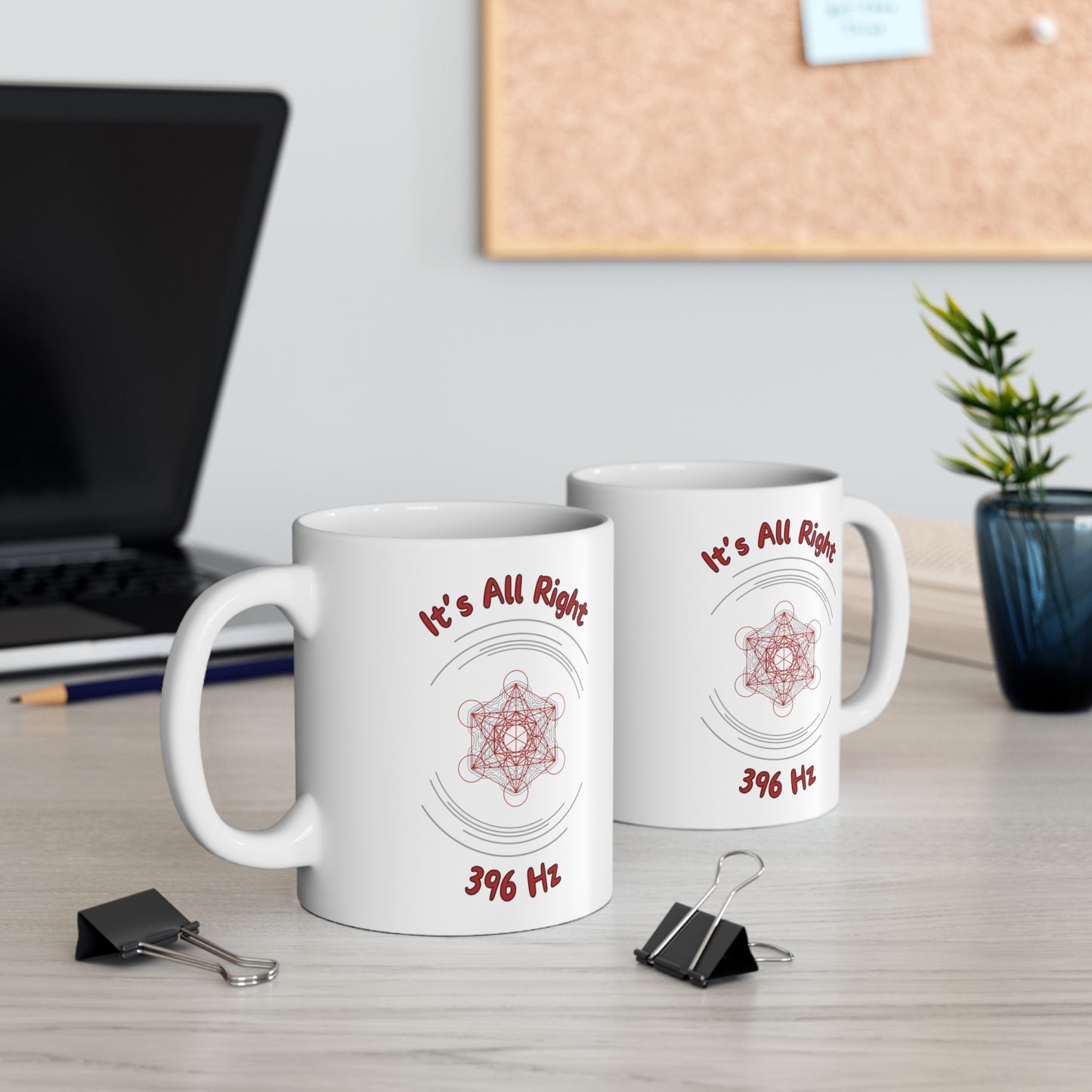 396 Hz It's All Right (C1) Mug  (Original Series - Crystal)