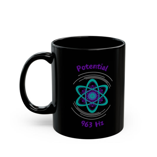 963 Hz Potential (O1)Black Mug