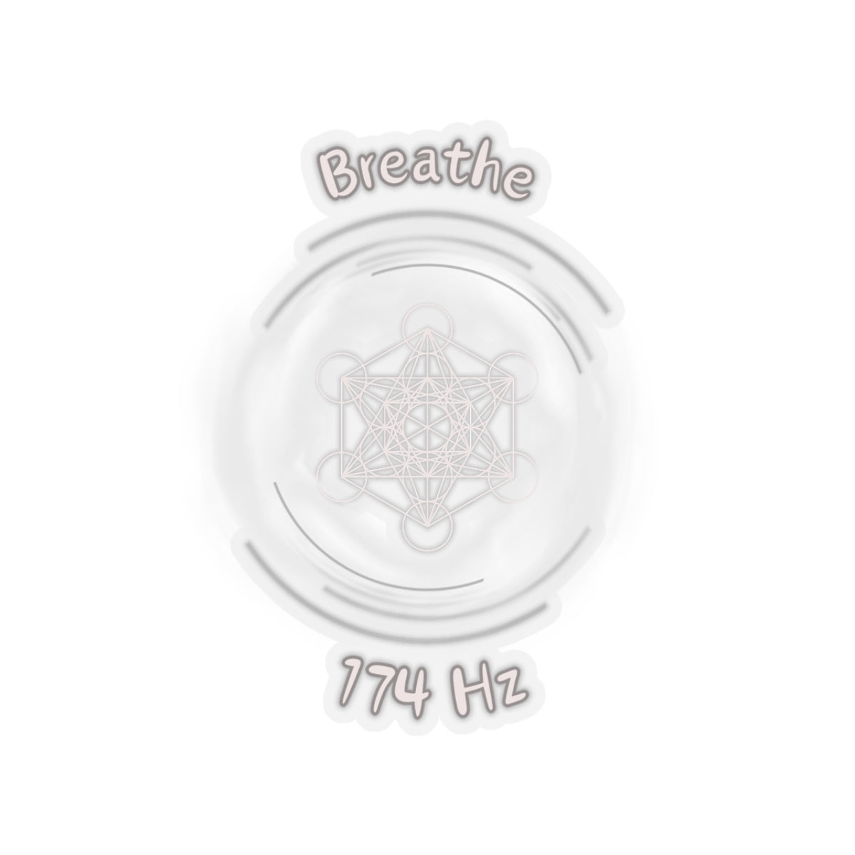 174 Hz Breathe (O1) Stickers