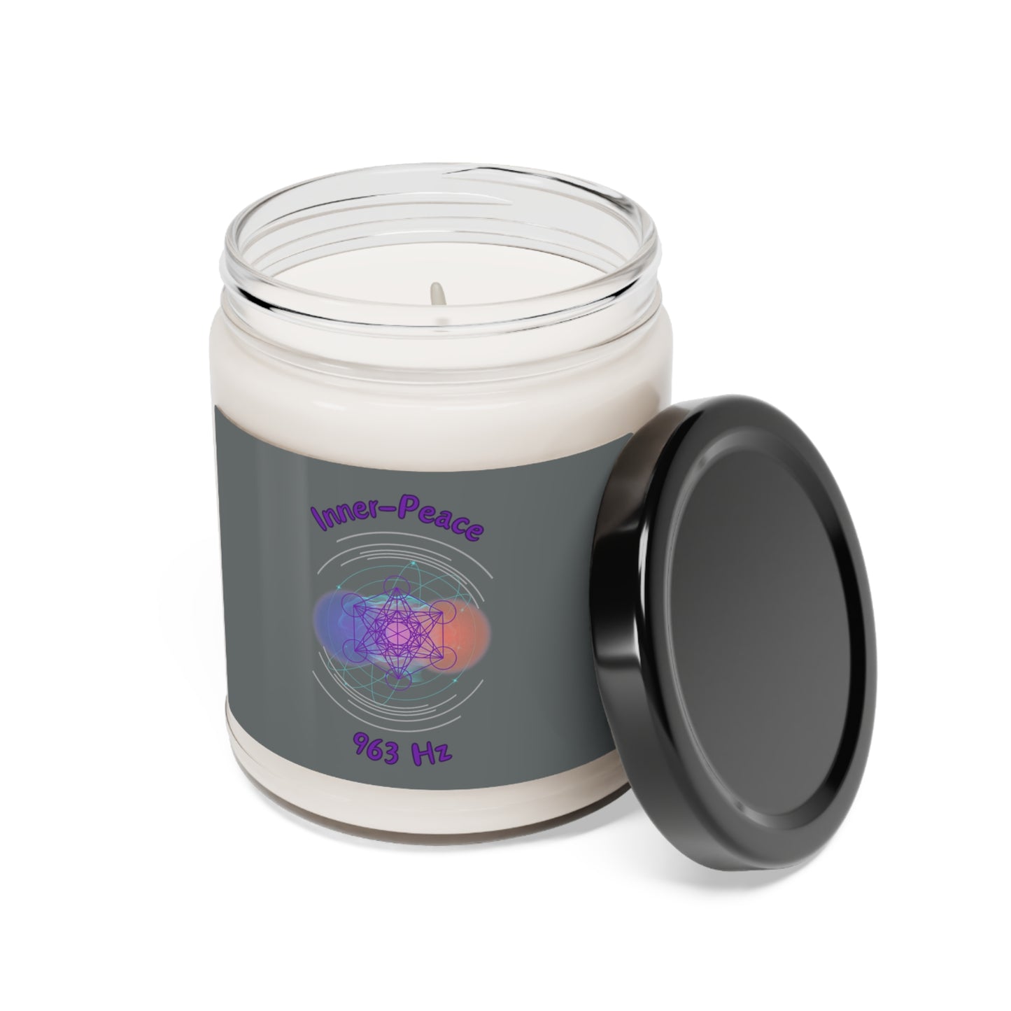 963 Hz Inner-Peace (O2) Scented Soy Candle, 9oz